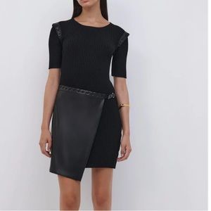 JONATHAN SIMKHAI gianina black leather small nwt